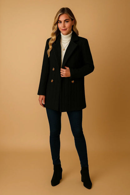 Manteau En Maille Torsadée Douce | Confort Et Style | Parfait Pour L’Hiver Et Les Looks Décontractés