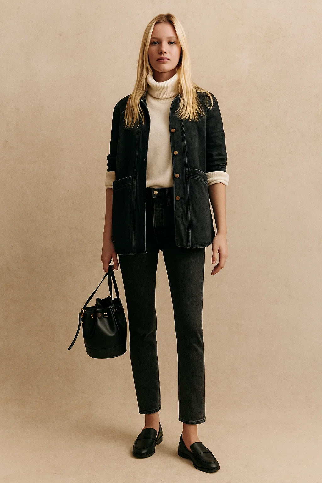 Surchemise Longue En Coton Biologique | Coton Bio | Coupe Droite Et Décontractée | Parfaite Pour La Mi-Saison