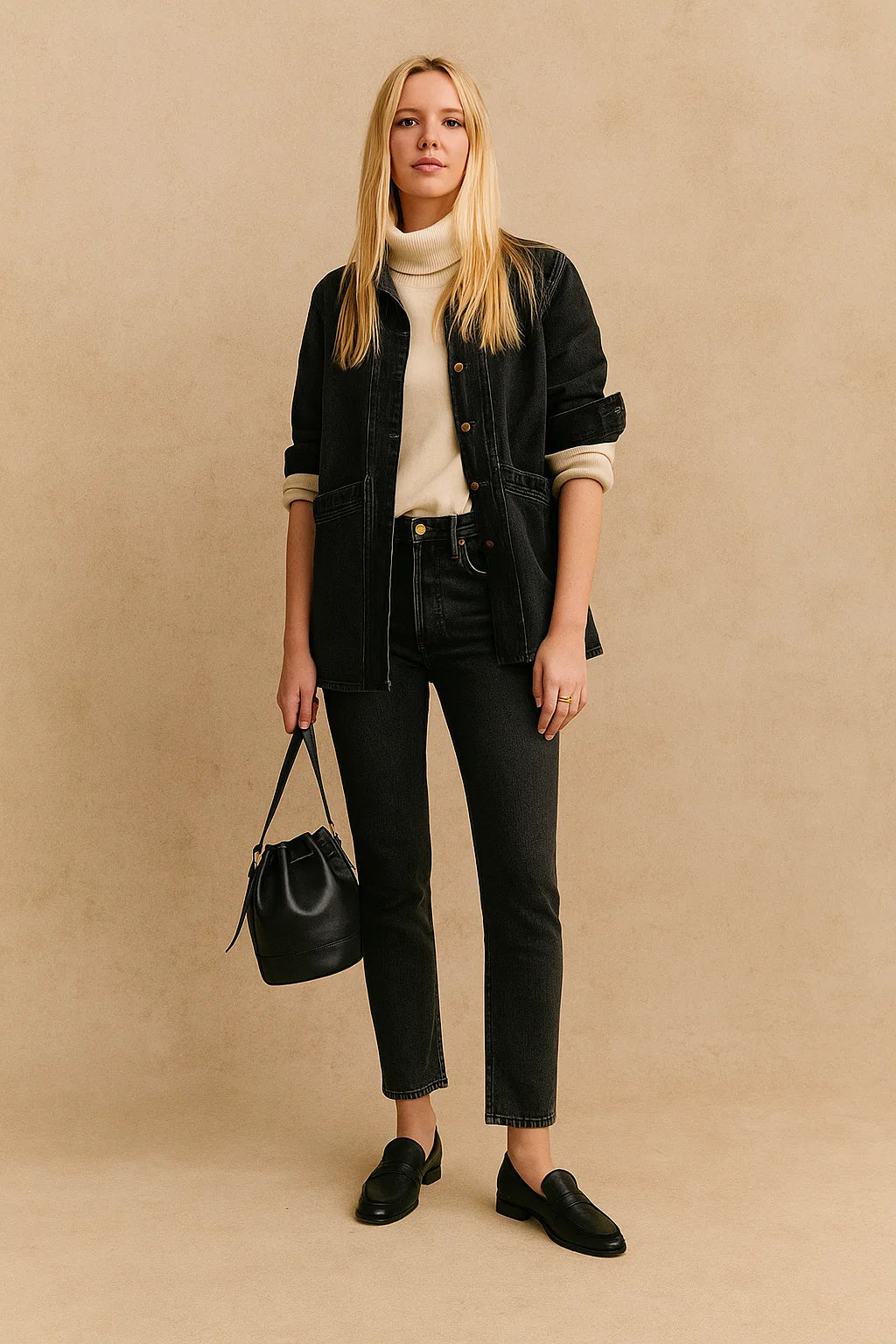 Surchemise Longue En Coton Biologique | Coton Bio | Coupe Droite Et Décontractée | Parfaite Pour La Mi-Saison