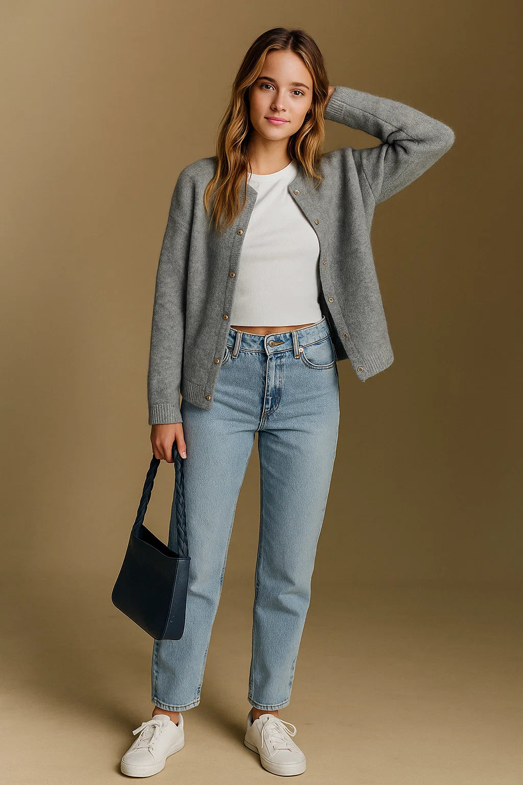 Veste En Maille Duveteuse | Kid Mohair Et Laine Mérinos | Confort Et Élégance | Parfaite Pour Le Quotidien