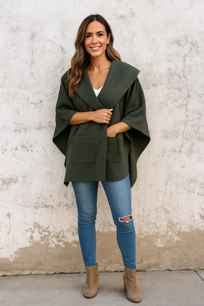 Poncho Structuré Moderne