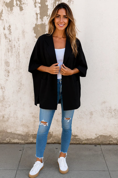 Poncho Structuré Moderne