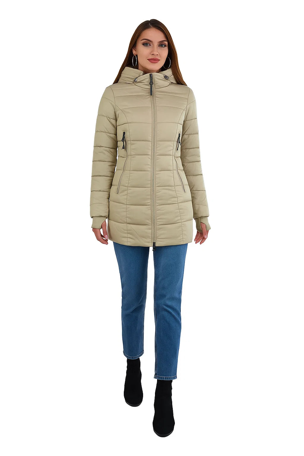 Manteau Matelassé Cintré