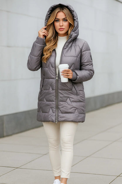 Doudoune Satinée Courte