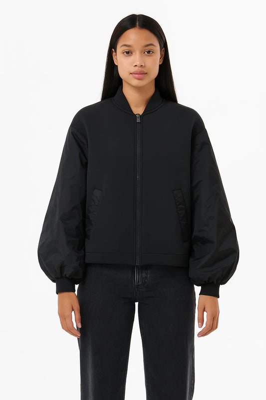 Bomber Oversize Zippé