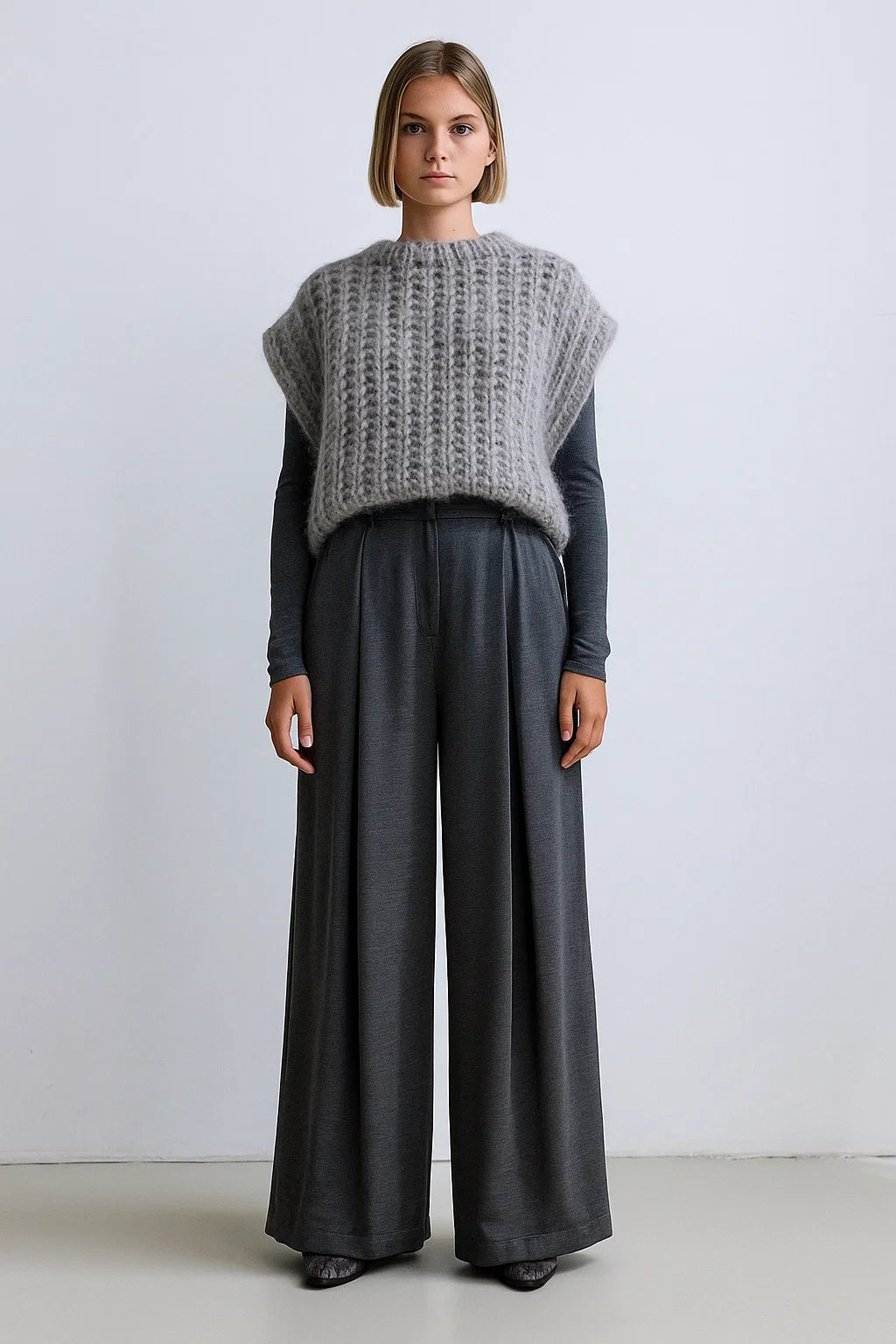 Pantalon Large Fluide