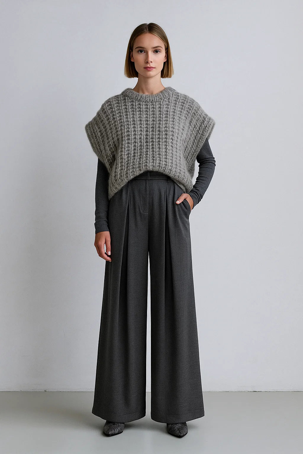 Pantalon Large Fluide