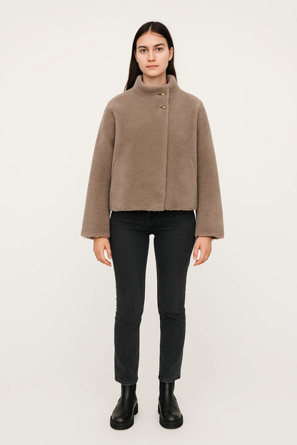 Veste Effet Mouton Structurée