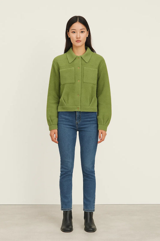 Veste Texturée Courte