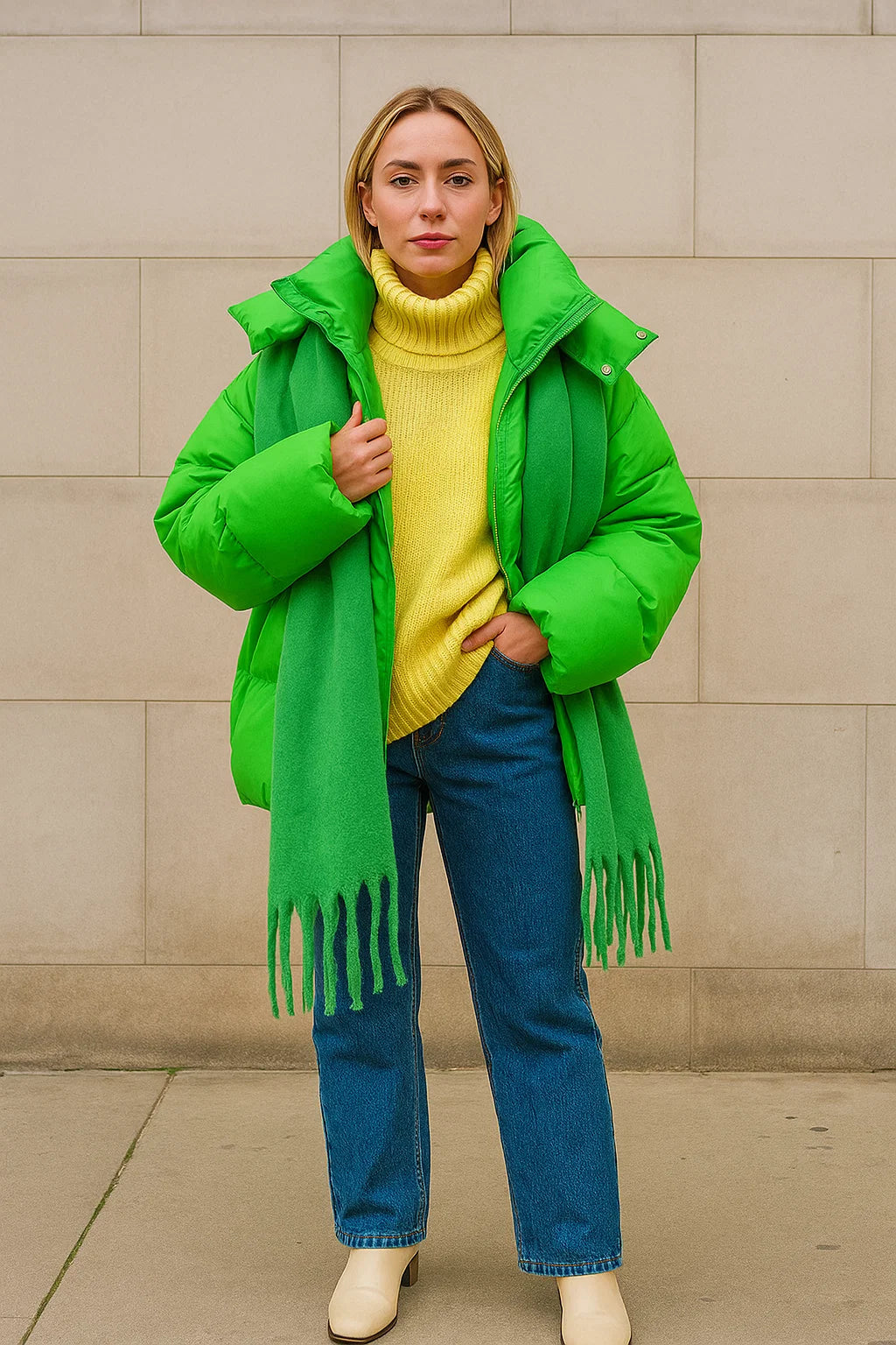 Doudoune Oversize à Capuche