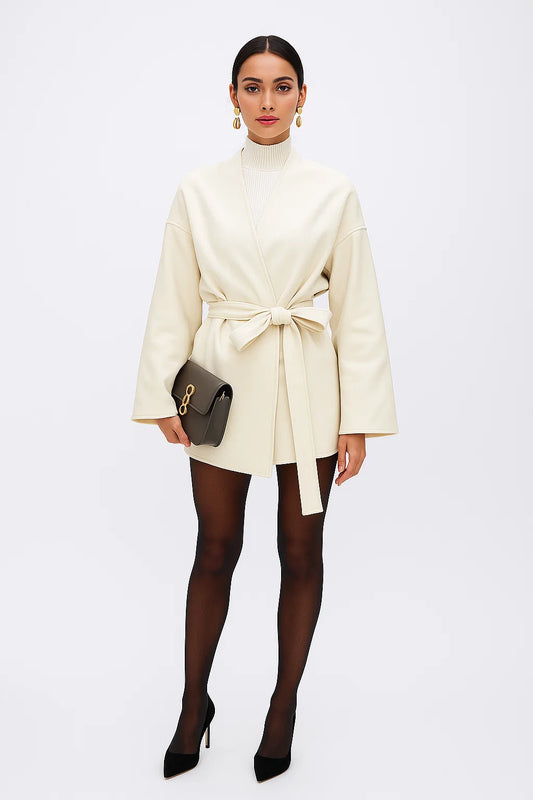 Manteau Kimono Ceinturé