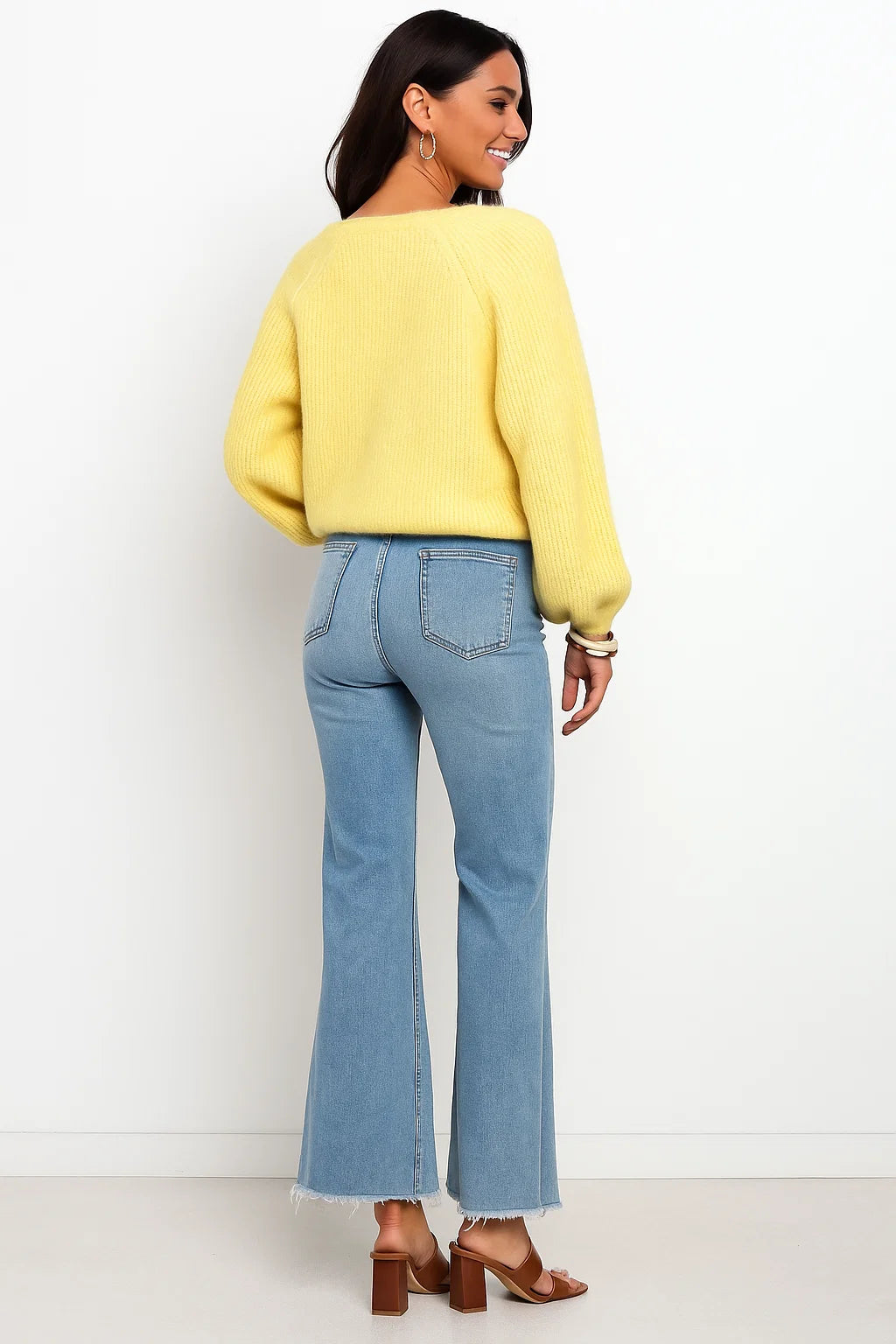 Cardigan Côtelé à Boutons Bijoux