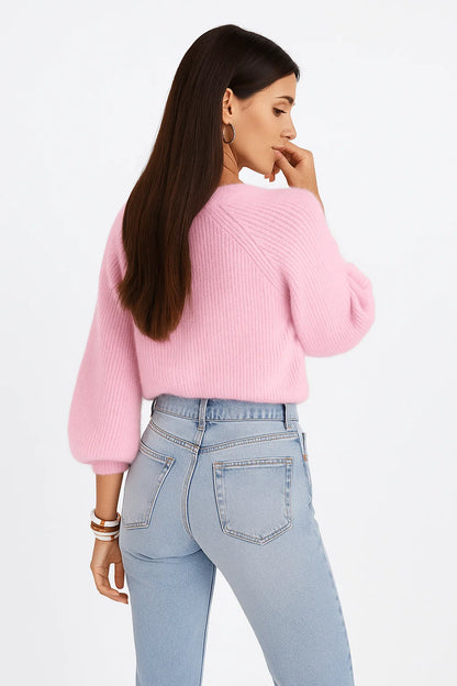 Cardigan Côtelé à Boutons Bijoux