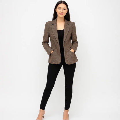 Blazer en Laine Cintré
