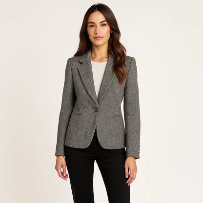 Blazer en Laine Cintré