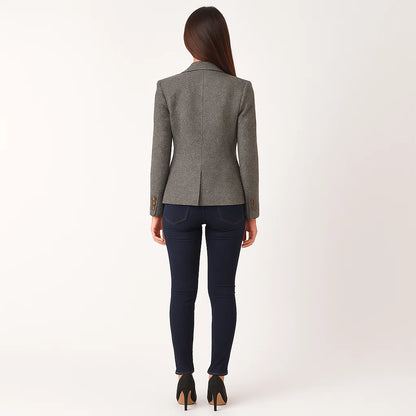 Blazer en Laine Cintré