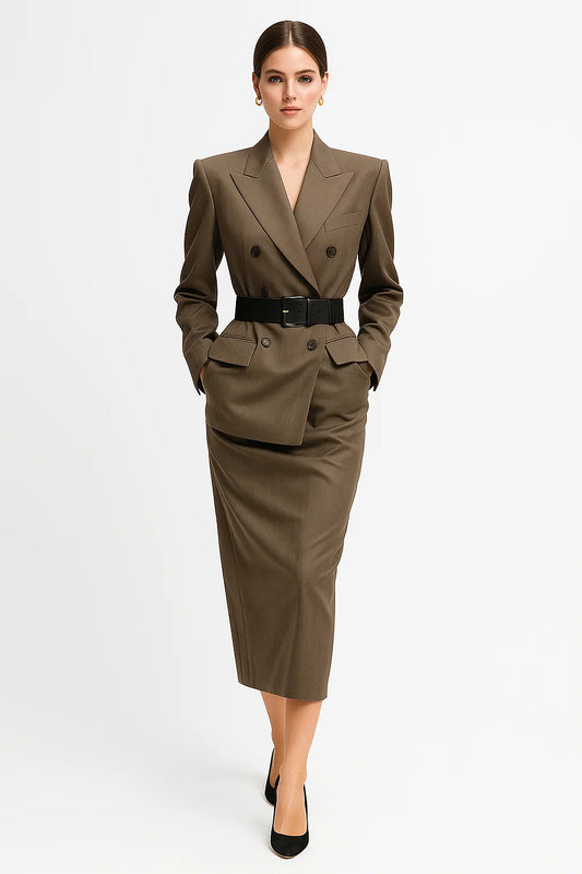 Ensemble Tailleur Jupe Structuré