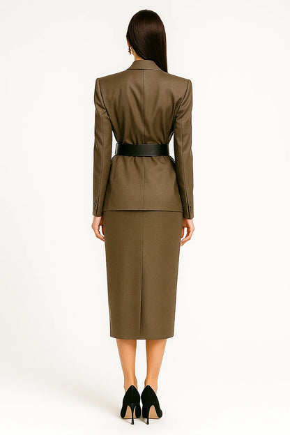 Ensemble Tailleur Jupe Structuré