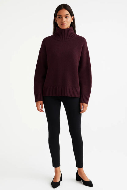 Pull Col Roulé en Cachemire