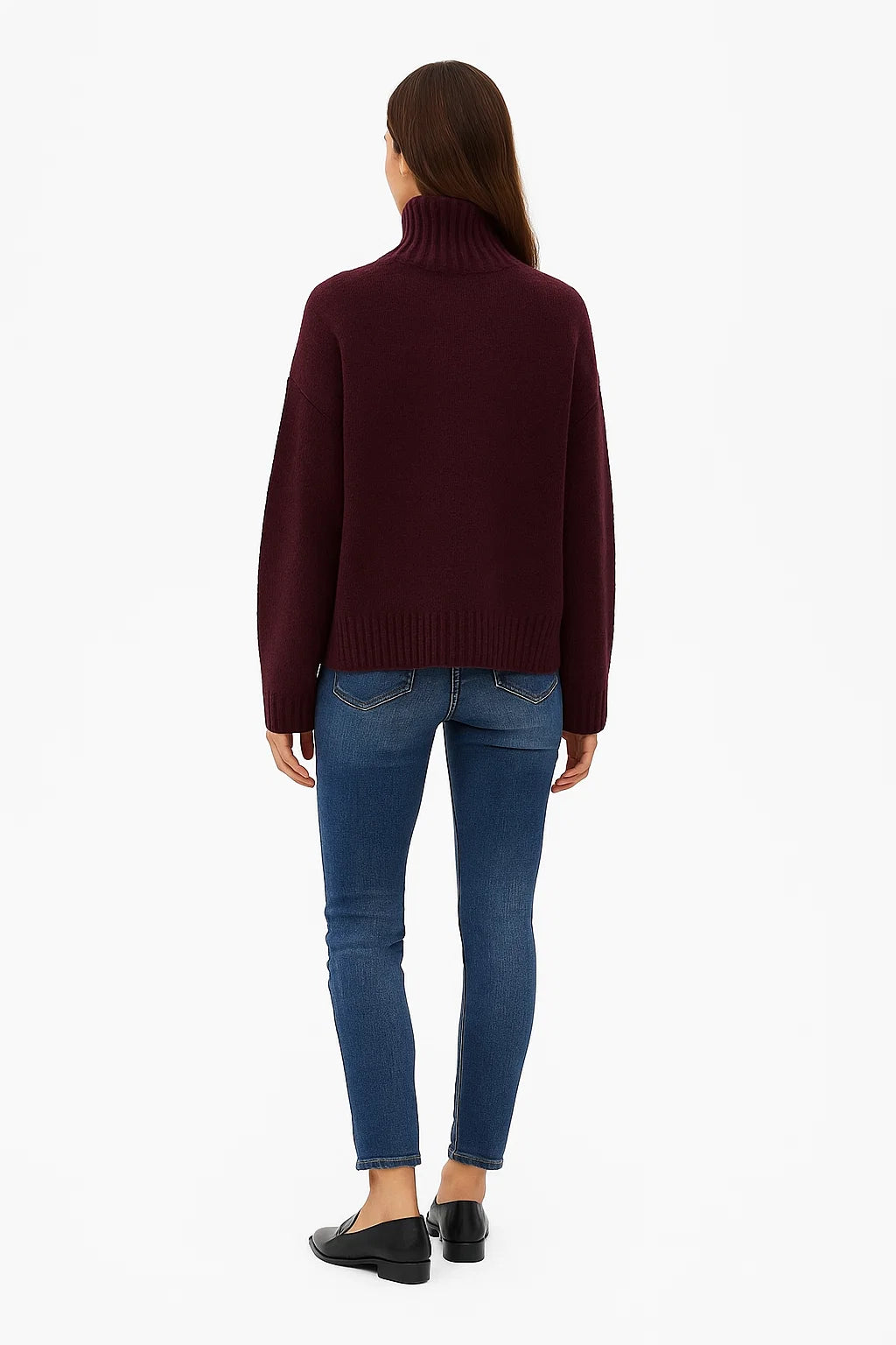 Pull Col Roulé en Cachemire