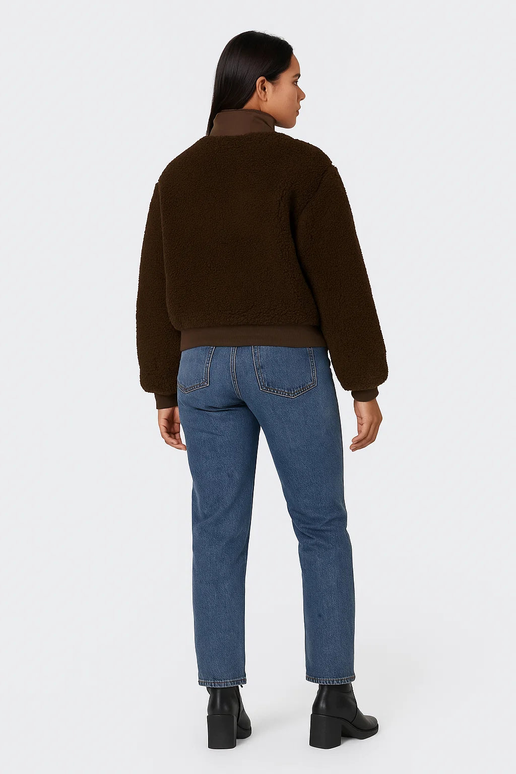 Veste Teddy Matelassée Courte