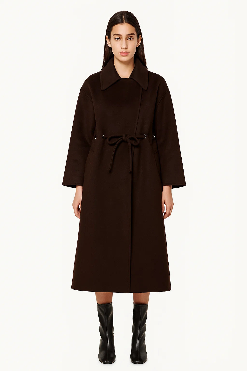 Manteau Long en Laine