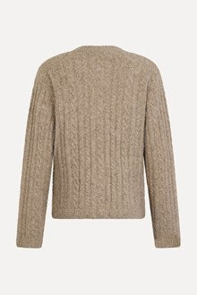 Cardigan Torsadé en Laine