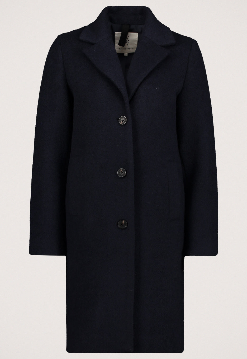 Manteau Femme | Droit En Laine Mélangée | Élégance Classique Pour L’Hiver