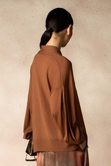 Pull en Laine à Col Lavallière