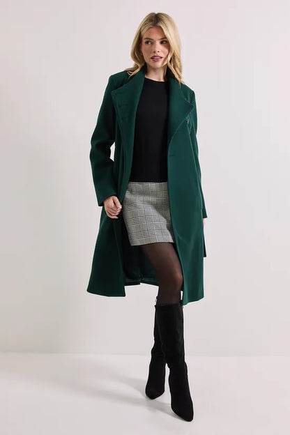 Manteau Femme | Élégant Et Ceinturé | Idéal Pour l’Automne Et l’Hiver