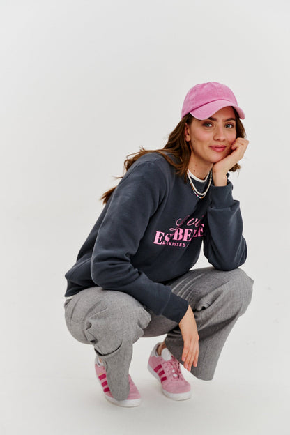 Sweat En Coton Et Polyester | Message La Vie Est Belle | Confort Décontracté Et Inspirant | Parfait Pour Vos Tenues Du Quotidien