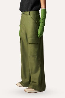 Pantalon Cargo en Laine