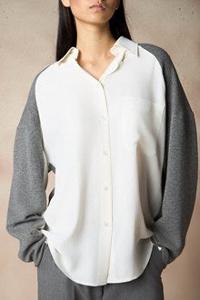 Chemise Bicolore en Viscose