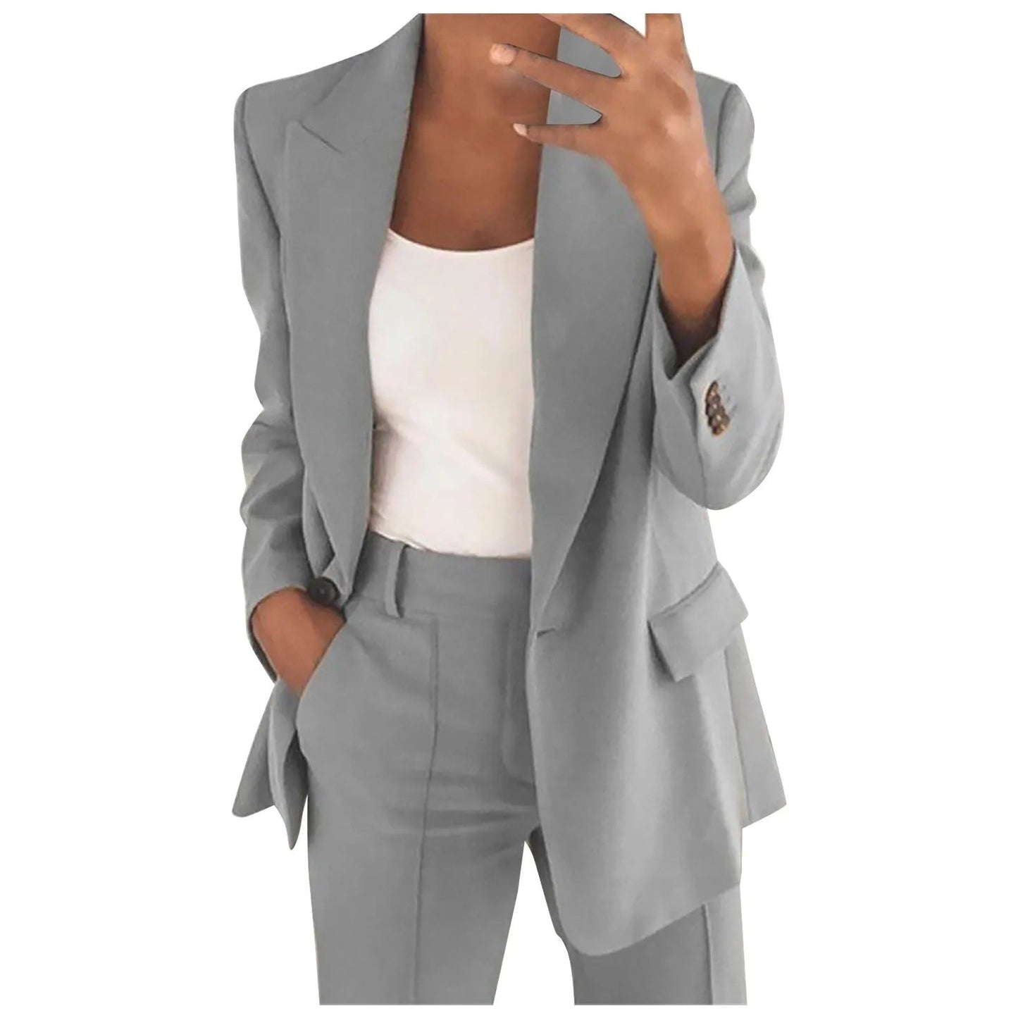 Blazer Femme | Tissu Premium Et Structuré | Beige Élégant Pour Look Chic Et Professionnel