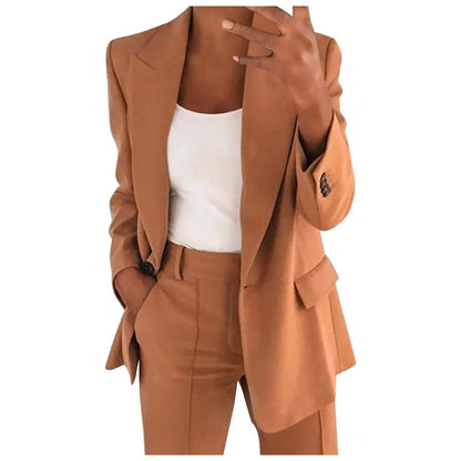 Blazer Femme | Tissu Premium Et Structuré | Beige Élégant Pour Look Chic Et Professionnel