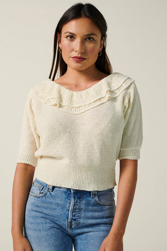 Pull Féminin | Maille Légère et Élégante | Idéal pour les Journées Ensoleillées