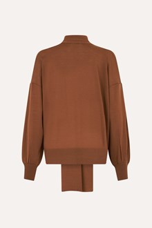 Pull en Laine à Col Lavallière