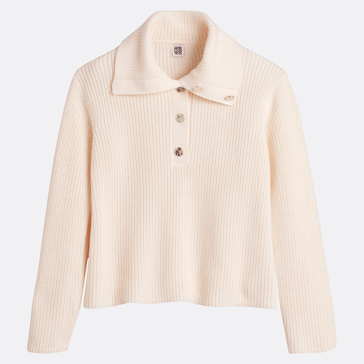 Pull à Col Boutonné | Maille Structurée et Élégante | Idéal pour le Bureau ou les Sorties Décontractées