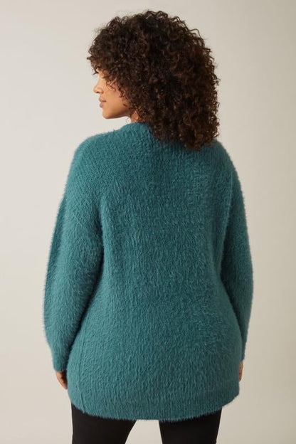 Pull Long Fluffy | Maille Ultra Douce et Confortable | Parfait pour les Journées Froides et Cosy