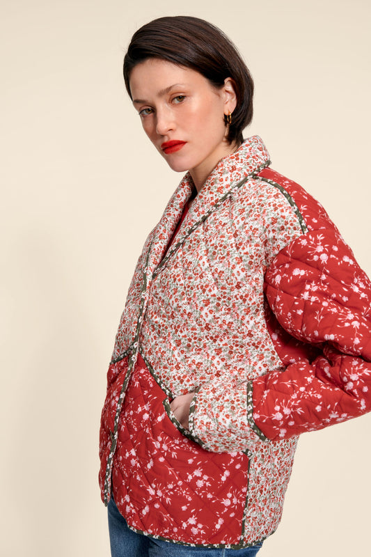 Veste Imprimée | Matelassée et Tendance | Idéale pour la Mi-Saison