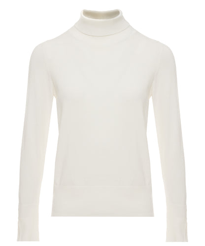Pull Col Roulé en Maille Fine