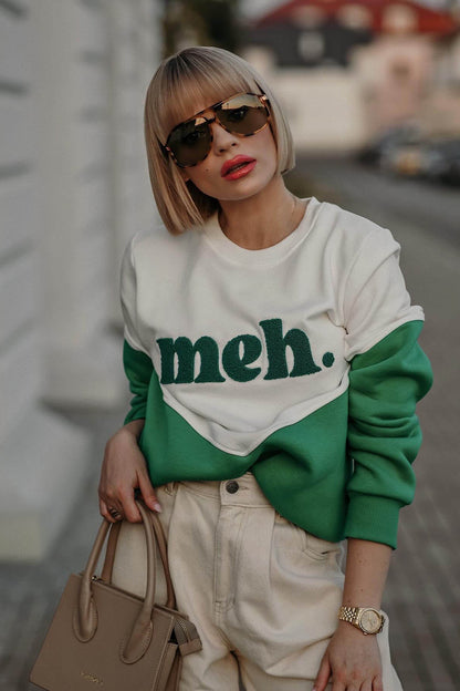 Sweat En Coton Et Polyester | Coupe Décontractée Tendance | Parfait Pour Les Looks Urbains