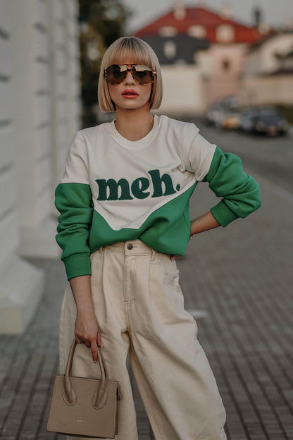 Sweat En Coton Et Polyester | Coupe Décontractée Tendance | Parfait Pour Les Looks Urbains