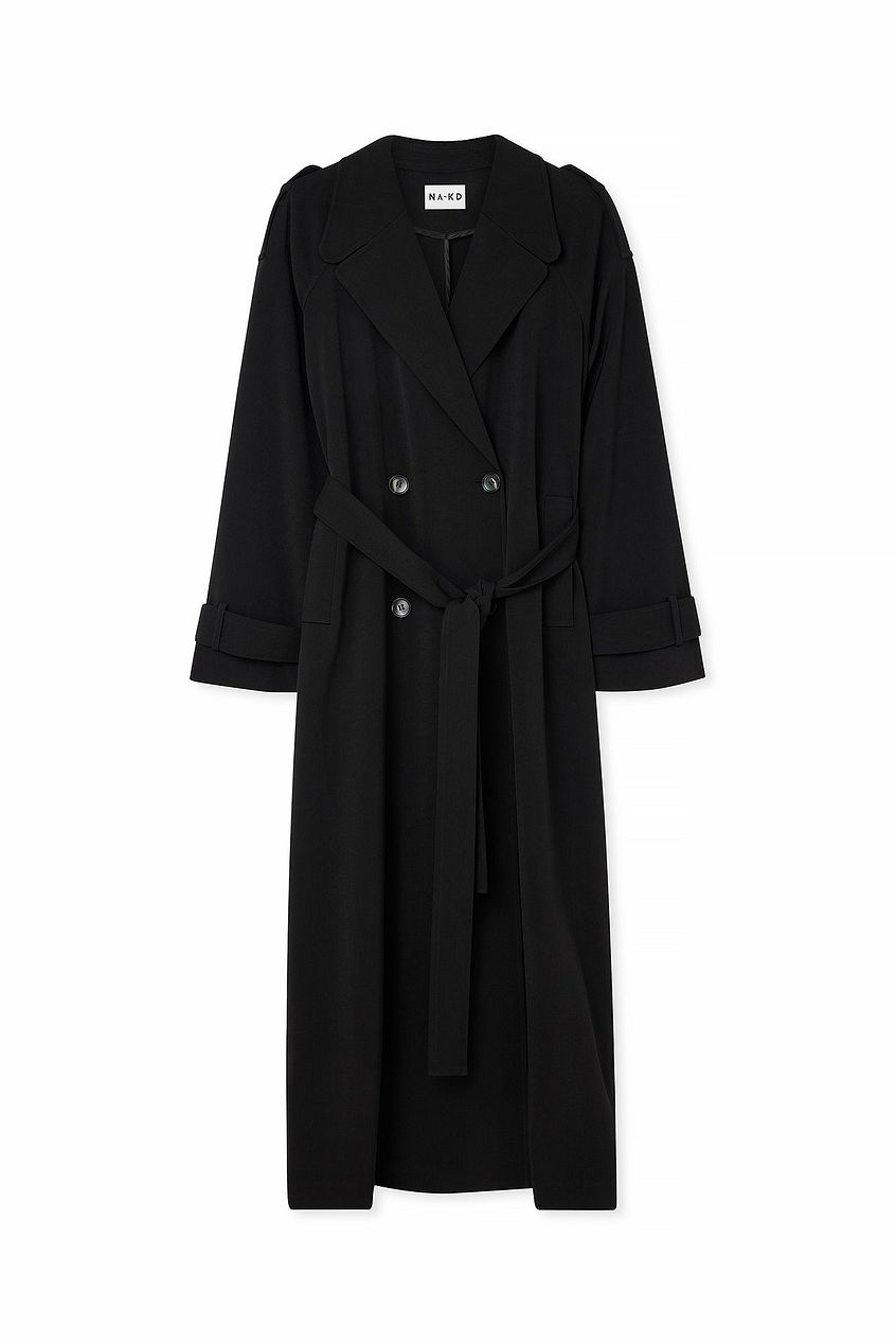 Trench Long | Élégant et Structuré | Parfait Pour L’Automne Et L’Hiver