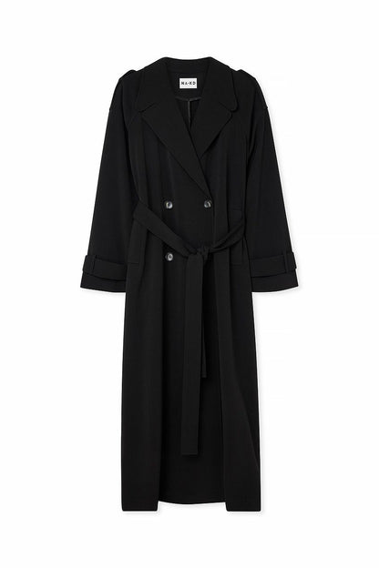 Trench Long | Élégant et Structuré | Parfait Pour L’Automne Et L’Hiver