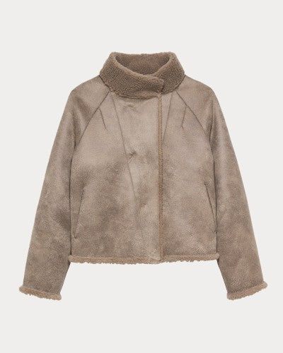 Veste Effet Mouton Structurée