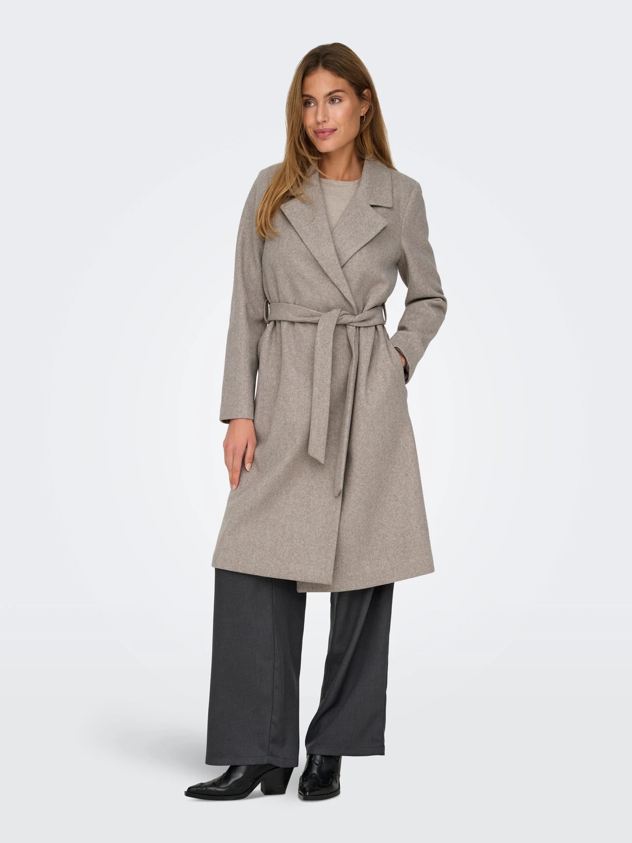 Manteau Long Femme | Polyester | Élégant Et Chaud | Parfait Pour l’Hiver