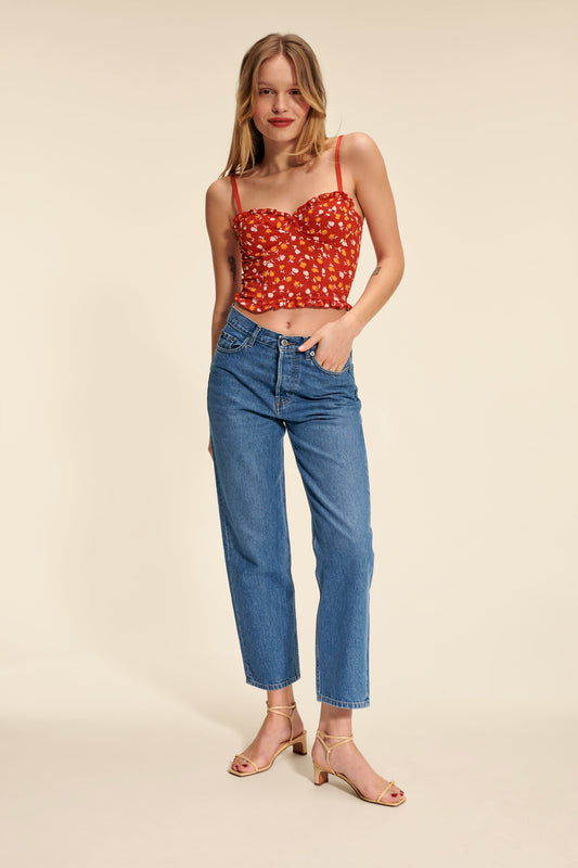 Top Fleuri | Bustier & Léger | Été & Tenues Féminines