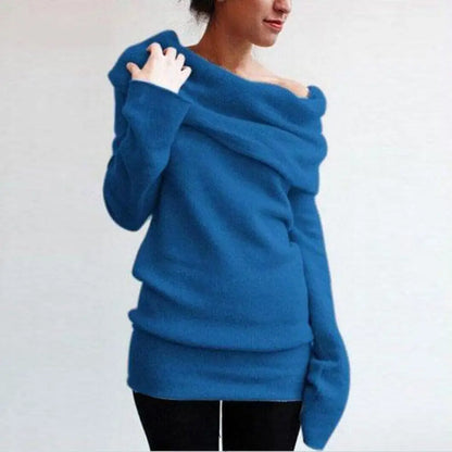 Pull Femme | Col Bateau | Élégant et Confortable pour Automne-Hiver