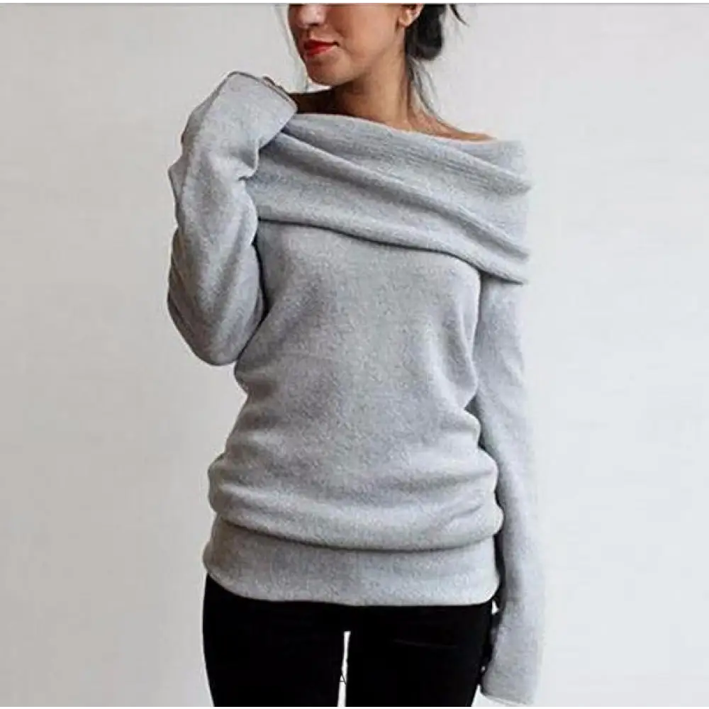 Pull Femme | Col Bateau | Élégant et Confortable pour Automne-Hiver